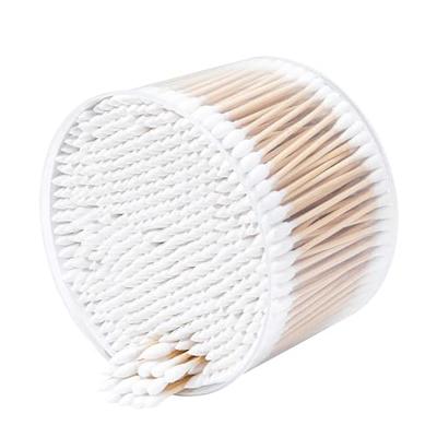 Bamboo Cotton Swabs 500 Count - Long Cotton Swab 6 inch - Cotton Swabs with  Strong Bamboo Sticks - Biodegradable Cotton Tip Applicators for Cleaning