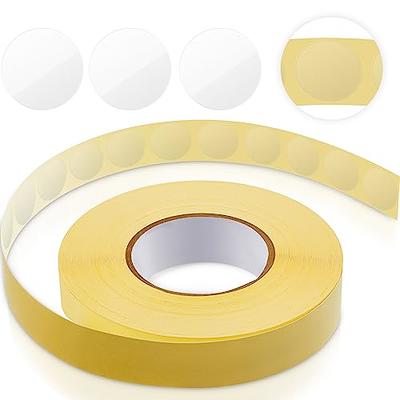 Yeaqee 5000 Per Roll Clear Retail Package Seals, 1 Inch Round Circle Wafer  Seal Sticker Clear Round Labels for Envelopes, Box and Gift Packaging -  Yahoo Shopping