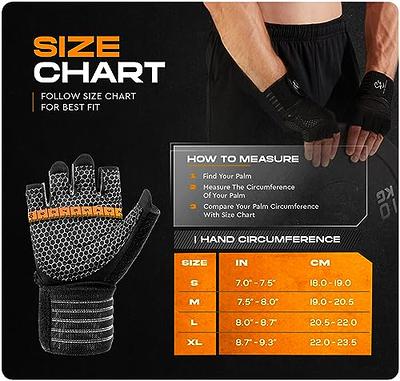 Special Essentials Weightlifting Gym Gloves for Men and Women - Fingerless Workout Gloves with Non-Slip Padding and Wrist Strap – Perfect for