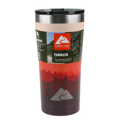 Ozark Trail Vacuum Insulated Stainless Steel Tumbler - Viva Magenta - 40 oz