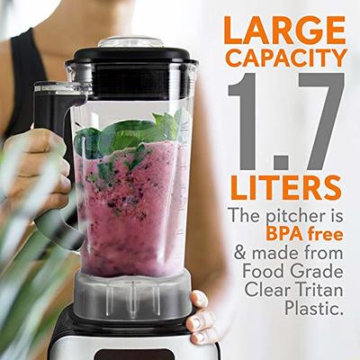 Professional Countertop Blender 8-in-1 Smoothie Soup Blender with Timer