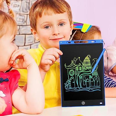 LCD Writing Tablet Kids Drawing Pad Doodle Board 12 inch Colorful Toddler Scribbler Board Erasable Light Drawing Board Educational and Learning Toys