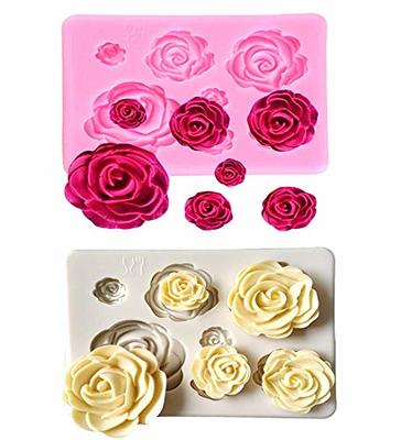 Roses Flower Silicone Mold, Mini Rose Cake Cupcake Mold, Shape