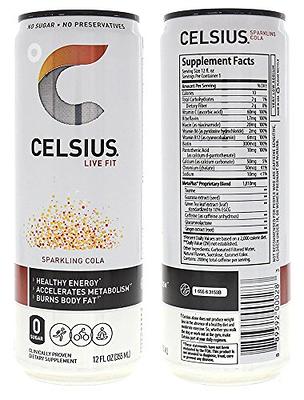  Celsius Live Fit Sparkling Fitness Drink Variety, 12