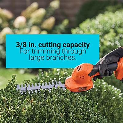 BLACK+DECKER 20-volt Max 8-in Battery Hedge Trimmer 1.5 Ah