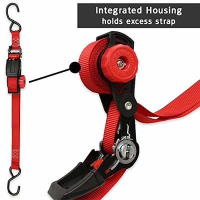 Kayak Strapping Down Kit Cam Buckle Tie Down Straps Rope Bow Stern