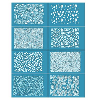 Merry Christmas Patterns Reusable Self-Adhesive Silk Screen Stencils for  Polymer Clay DIY T-Shirt Jewelry Craft Home Decoration