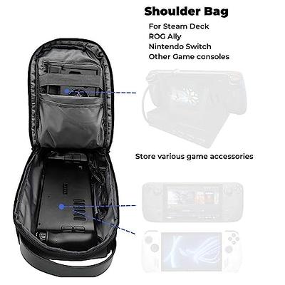 Cisvio 13 in. Black Men's Sling Backpack Waterproof Anti-Theft