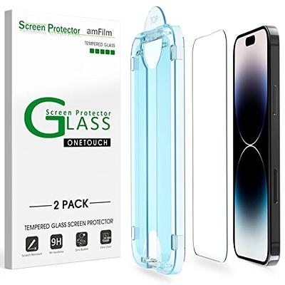 JETech Screen Protector for iPhone 15 Pro Max 6.7-Inch, Tempered Glass Film  with Easy Installation Tool, Case-Friendly, HD Clear, 3-Pack :  : Electronics & Photo