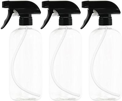 EPAuto Heavy Duty Chemical Resistant Spray Bottles with Sprayer (16 oz),  Clear, 3-Pack - Yahoo Shopping