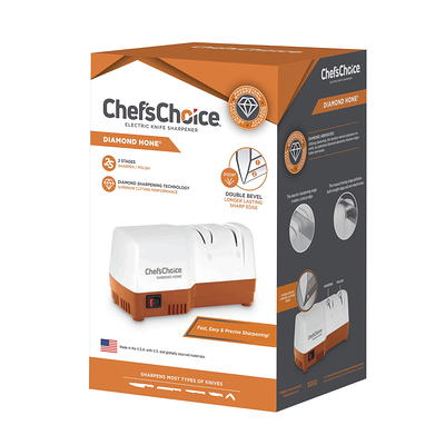 Chef'sChoice 3-Stage Brushed Metal Diamond Hone Edge Select Electric Knife  Sharpener - Yahoo Shopping