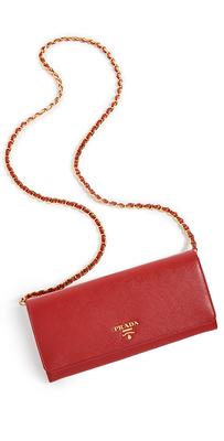 Shopbop Archive Prada Compact Zip Around Wallet