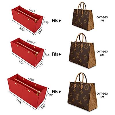 Bag and Purse Organizer with Zipper Top Style for OntheGo PM, MM and GM  (More colors available)