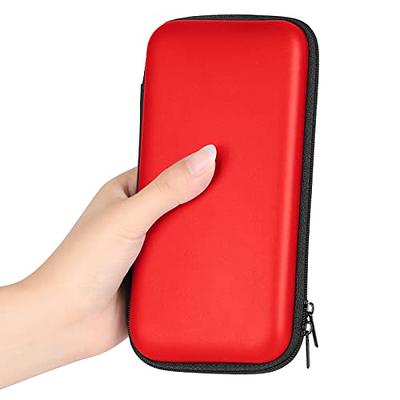 iMangoo Shockproof Carrying Case Hard Protective EVA Case Impact Resistant  Travel 12000mAh Bank Pouch Bag USB Cable Organizer Earbuds Sleeve Pocket  Accessory Smooth Coating Zipper Wallet Red - Yahoo Shopping