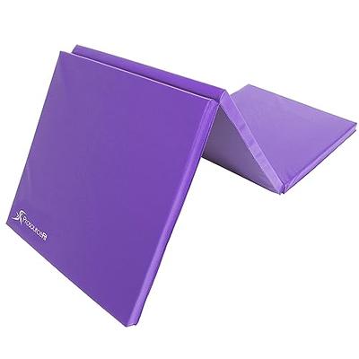 RitFit 3' x 6' Folding Gymnastics Mat with Carrying Handles for Yoga