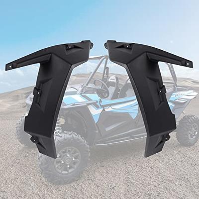 CUSAUTV Front Extended Fender Flares Compatible with Polaris RZR