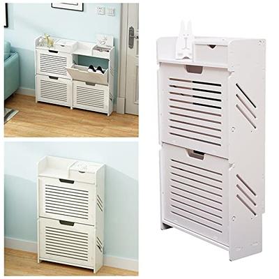 Shoe Cabinet with Doors, Shoes Storage Cabinet for Entryway, Shoe Rack  Organizer, White - Yahoo Shopping