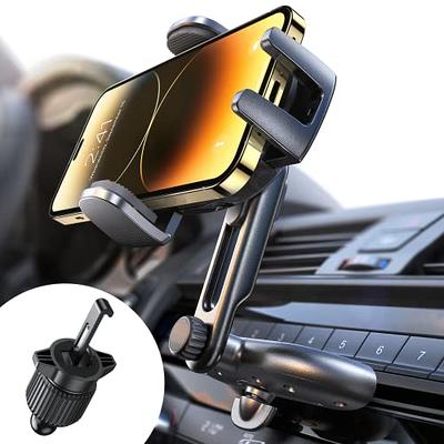 LISEN Phone Holder Car, [Upgraded Clip] Magnetic Phone Mount [6 Strong  Magnets] Car Phone Mount [Case Friendly] Phone Car Holder Mount Compatible  with