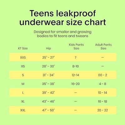 KNIX Kt Teen Super Leakproof Sleepover Short - Period Underwear - Black (1  Pack)