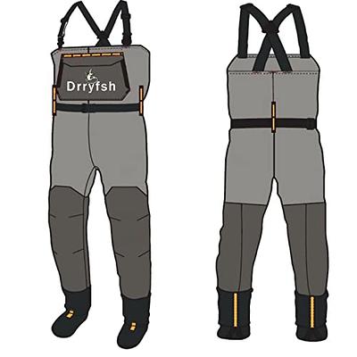 Drryfsh Seamless Chest Wader-Durable,Waterproof,Breathable