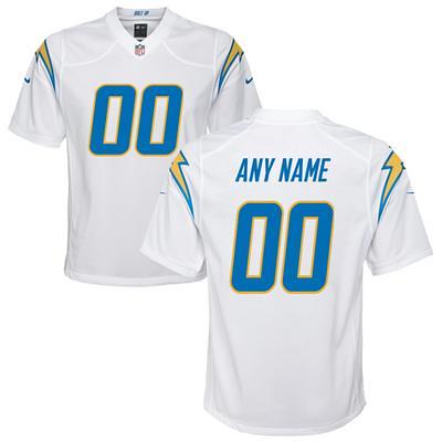 Youth Nike White Los Angeles Chargers Custom Game Jersey - Yahoo Shopping