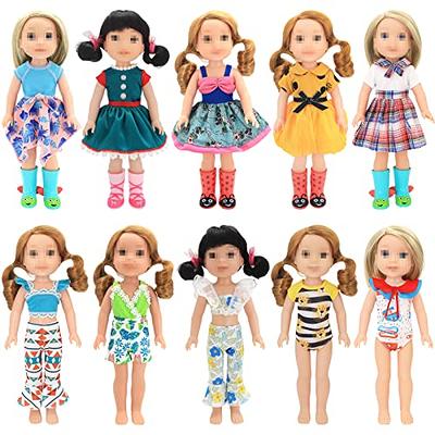 146pc Doll Dream Closet Wardrobe Doll Clothes and Accessories for 11.5 inch  Doll Fashion Design Kit Girl Doll Dress Up Including Wedding Dress Outfits  Shoes Hangers Bags Necklaces Stickers - Yahoo Shopping