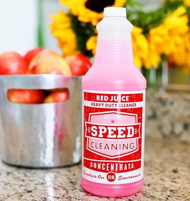 Speed Cleaning Red Juice Concentrate 32-oz. Bottle, Eco-friendly, Safe,  Non-toxic All purpose Cleaner, Degreaser - Yahoo Shopping