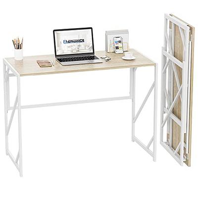 Foldable Desk 31.5 Computer Workstation Writing Table for Home Office  Small Spaces Desk Student Desks No Install - Yahoo Shopping