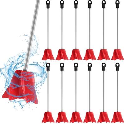 Kakalote Paint Mixer Drill Attachment with Hex Shank,Resin Mixer Epoxy  Mixer Paddles Epoxy Stirrer,Reusable Paint Stirrer Drill Attachment for  Epoxy