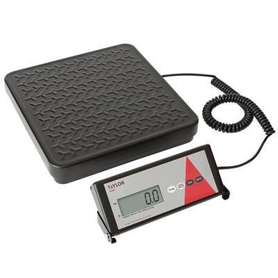 Digital Glass Bathroom Scale with Red LCD Display, 7562