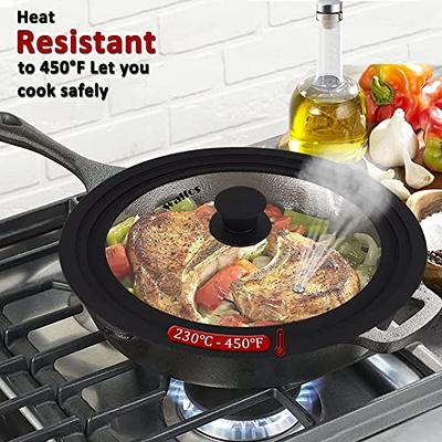 Universal Lids For Pots, Pans And Frying Pans - Tempered Glass