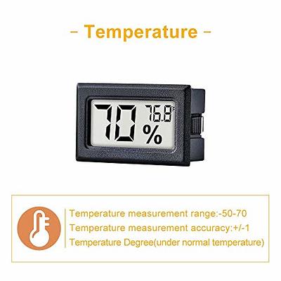 Bluetooth Digital Electronic Temperature and Humidity Meter Gauge ( Thermometer and Hygrometer in one with LCD Display) 