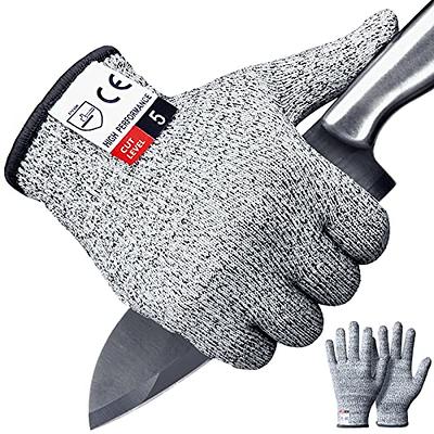 Apaffa 2PCS Cut Resistant Gloves Food Grade, Cut Proof Gloves for