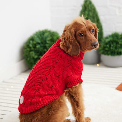 GF Pet Chalet Dog Sweater - Large - Grey