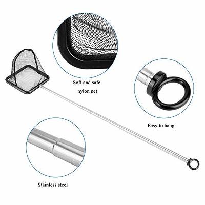 Mogoko Aquarium Fish Net, Fish Net for Fish Tank with 5.5-16.3 Long  Extendable Long Handle, Fine Mesh Telescopic Aquarium Fish Net Fish Tank  Aquarium Accessories - Yahoo Shopping