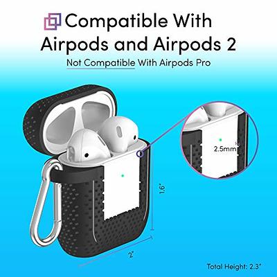 elago Silicone Case with Keychain Designed for Apple AirPods Case [Pastel Green]