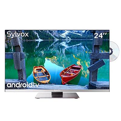SYLVOX RV TV, 32 inches 12/24V TV for RV 1080P Full HD Smart TV, Built-in  APP Store, Support WiFi Bluetooth, Small Android TV for Car Home Camper
