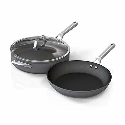 Ninja C33000 Foodi NeverStick Premium 3-Piece Cookware Set, 12-Inch Fry Pan,  5-Quart Sauté Pan with Glass Lid, Hard-Anodized, Nonstick, Durable & Oven  Safe to 500°F, Slate Grey - Yahoo Shopping