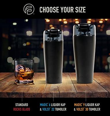  Flaskap Madic Drinking System, Insulated Tumbler with Shot  Dispenser, Cup Holder Friendly, Splash Resistant