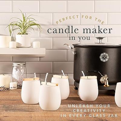 Craft & Venture Candle Jars for Making Candles - 6 pack, 11oz