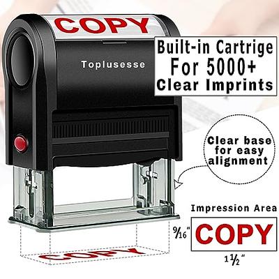 Posted Self Inking Rubber Stamp - Red Ink (ExcelMark A1539)