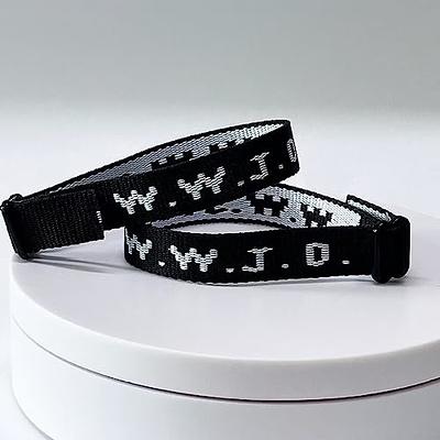 Sunling Dainty Braided Leather WWJD Bracelet for Men Women India | Ubuy