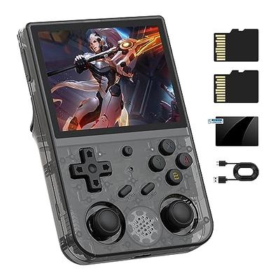 RG353V Retro Handheld Game with Dual OS Android 11 and Linux,RG353V with  64G TF Card Pre-Installed 4452 Games Supports 5G WiFi 4.2 Bluetooth Online  Fighting,Streaming and HDMI 