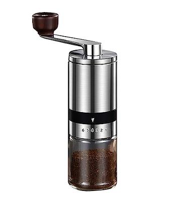  binROC Conical Burr Coffee Grinder with 48 Grind Settings,  Anti-static Adjustable Electric Coffee Bean Grinder for 2-12 Cups (Premium  Stainless Steel) : Home & Kitchen