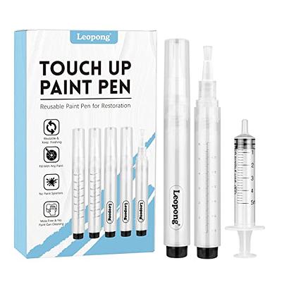  Touch Up Paint Brush Pens, Fillable Paint Pen 5Pcs, Drywall  Repair Kit For Wall Repair, Funiture, Cabinet, Wood Floor, Window, Paint  Storage 6ML