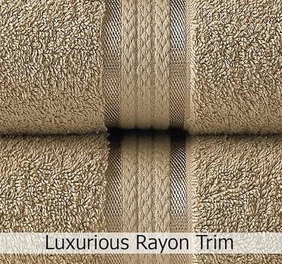 Talvania Luxury Bath Towels - 100% Ring Spun Cotton 650 GSM Big