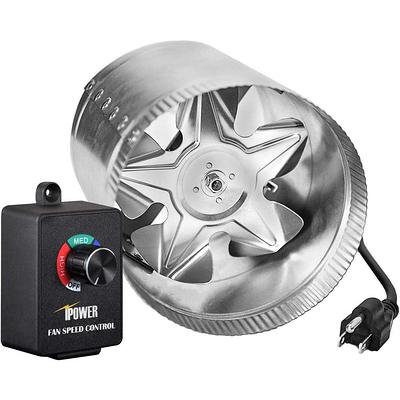 VIVOSUN 6 Inch 390 CFM Inline Fan with Speed Controller, 6 Inch