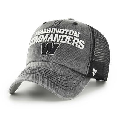 Men's '47 Camo/Black Washington Commanders Trucker Adjustable Hat