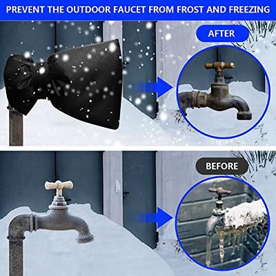 Outdoor Faucet Cover,Outdoor Winter Faucet Protector, Spigot Cover Water  Faucet Socks for Freeze Protection,Waterproof Faucet Insulation,Yard Faucet