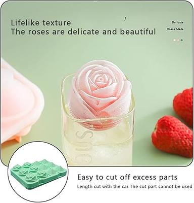 Home DIY ice cube mold rose diamond ice cube maker frozen ice tray 12 g-f;